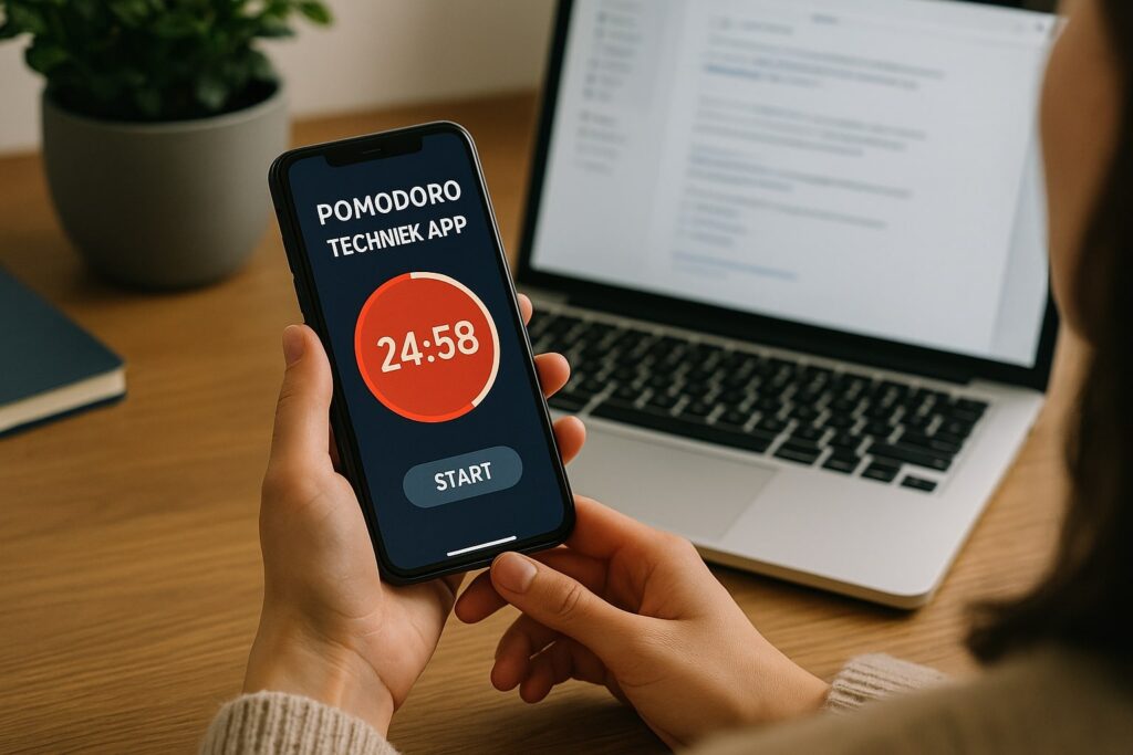 Pomodoro techniek app: slimmer werken in blokken van focus