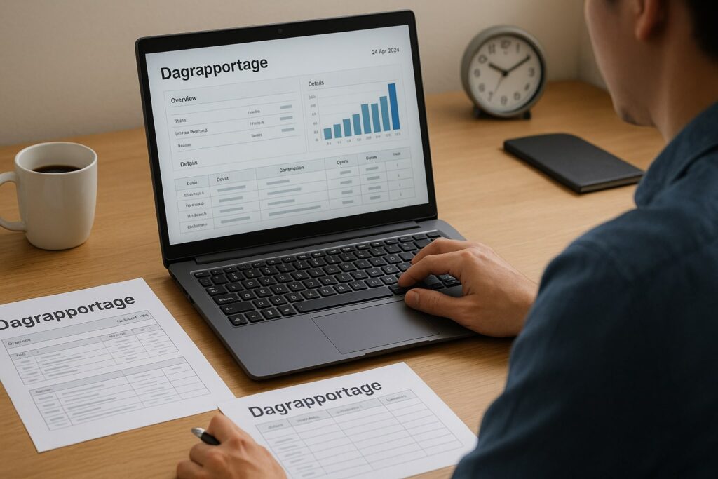 Dagrapportage voorbeeld: structuur, inhoud en slimme toepassingen