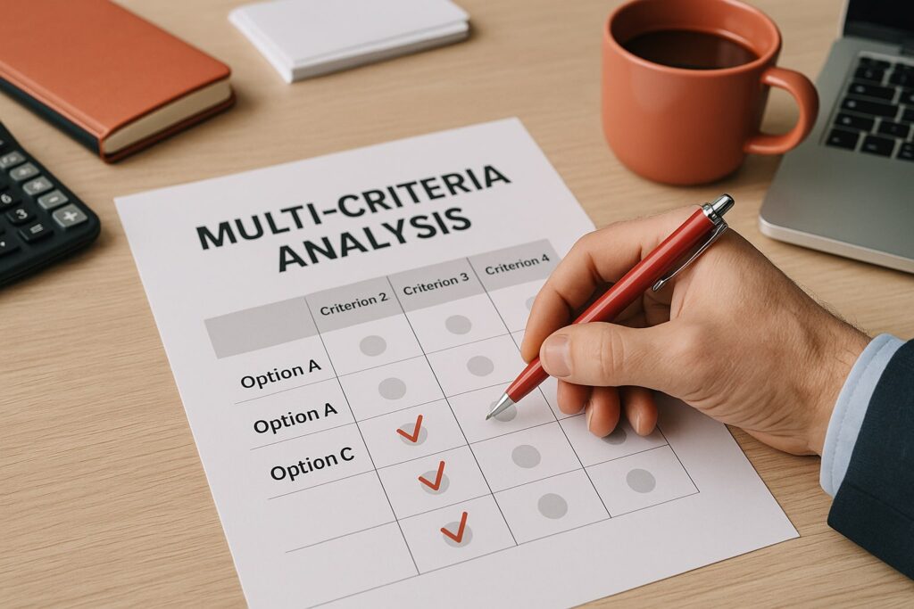 Multicriteria analyse: een kompas voor complexe beslissingen