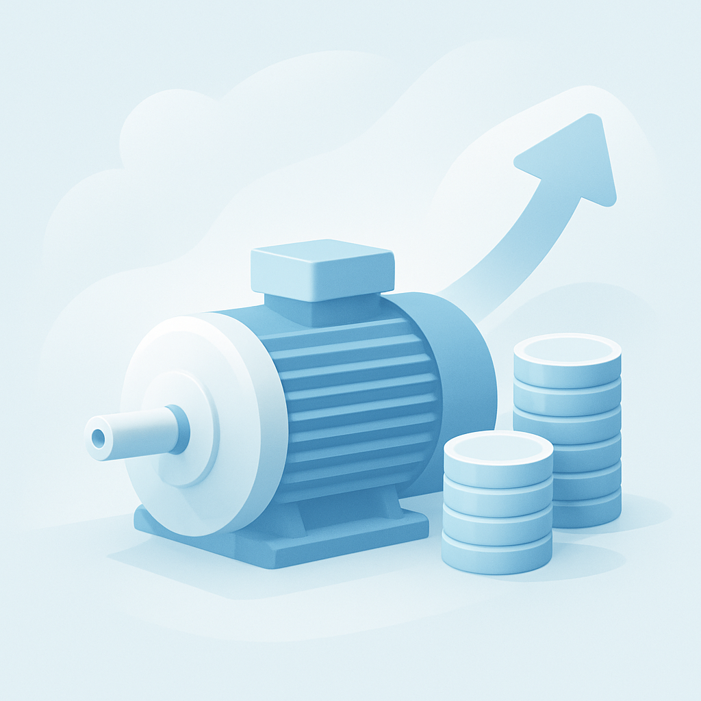 motor van 35kw naar vol vermogen kosten