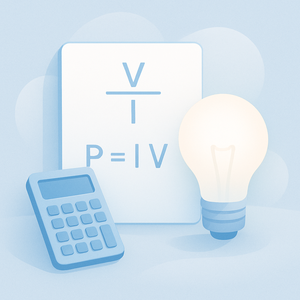 wet van ohm vermogen